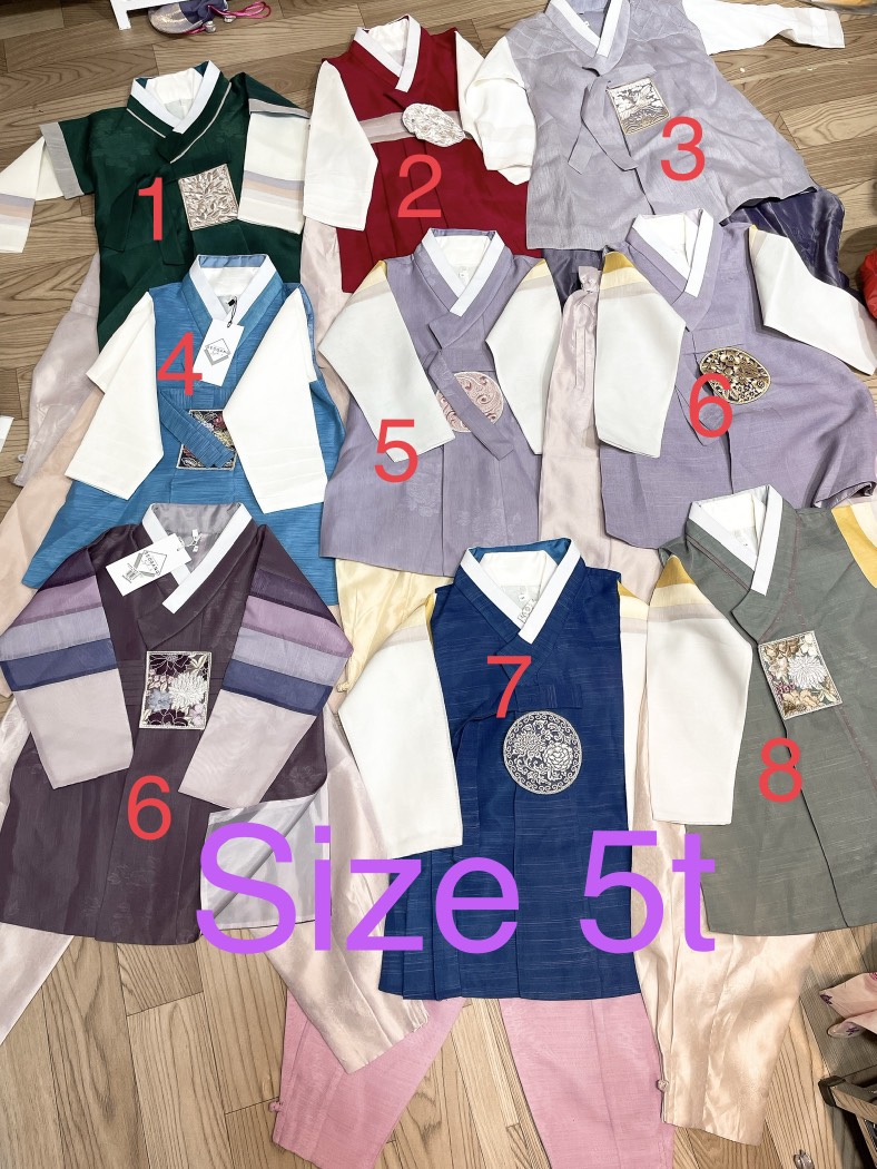 Hanbok bé trai Hàn Quốc xịn - hình thật