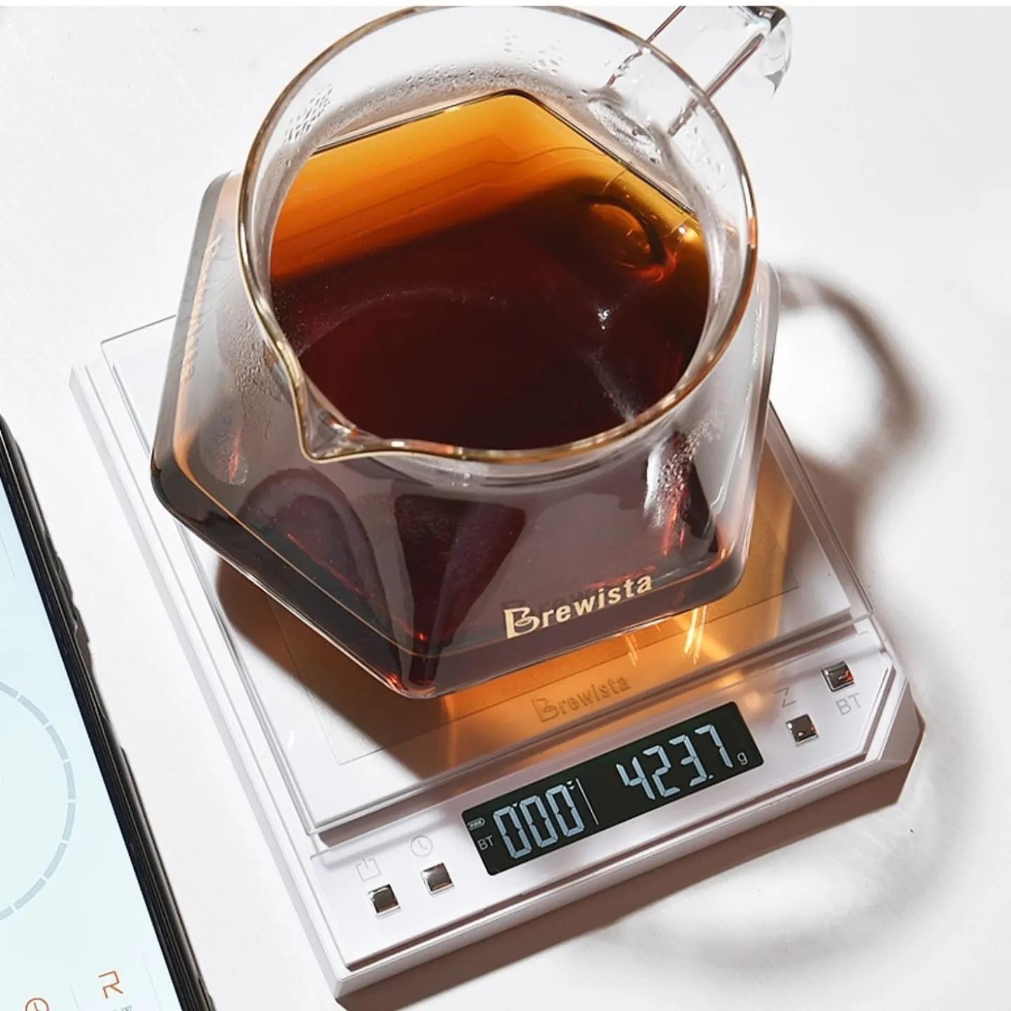 Bình chứa cà phê Server Brewista X-series 400ml - Gilded Border