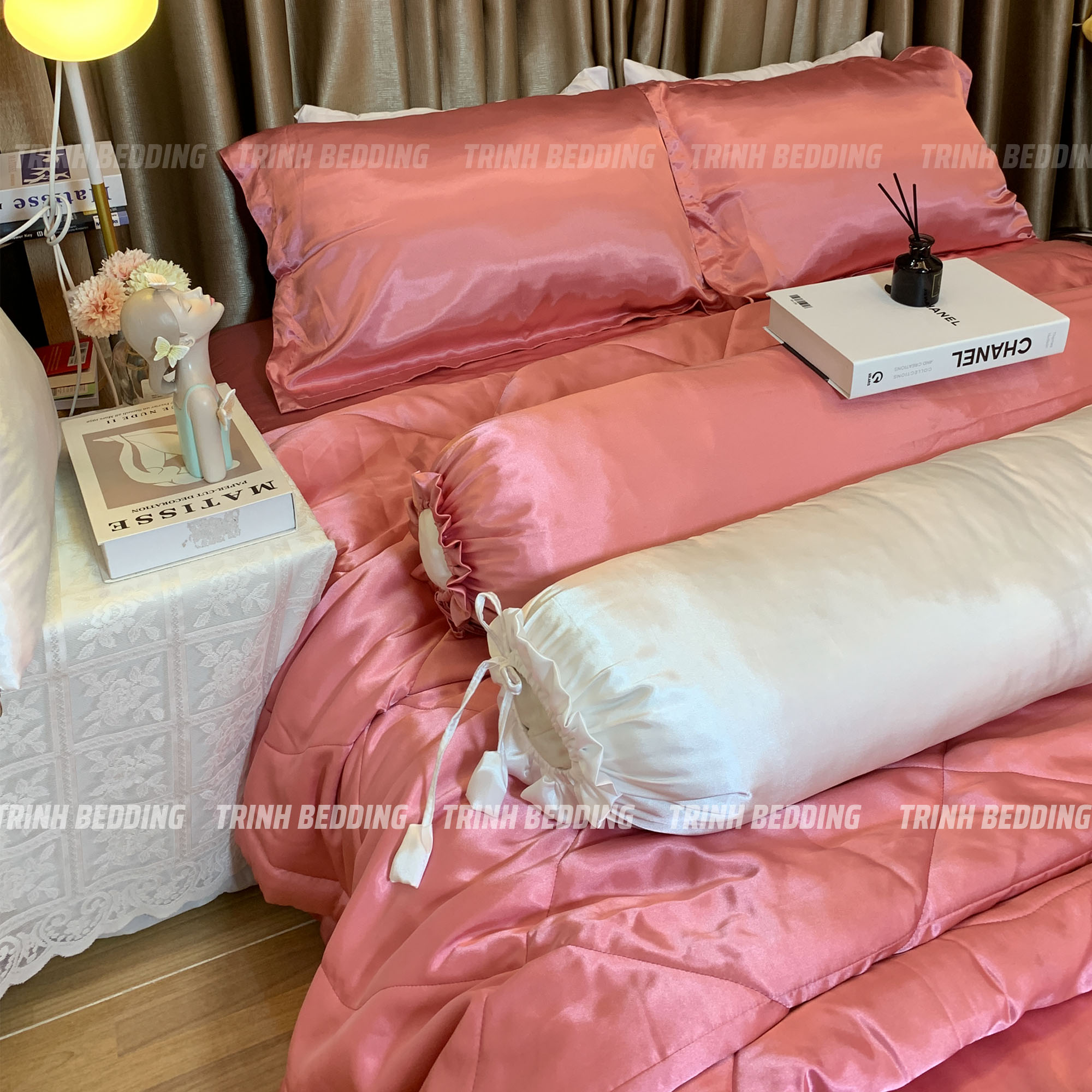 BỘ DRAP PHI LỤA MỊN MÁT CAO CẤP M2|M4|M6|M8  TRINHBEDDING