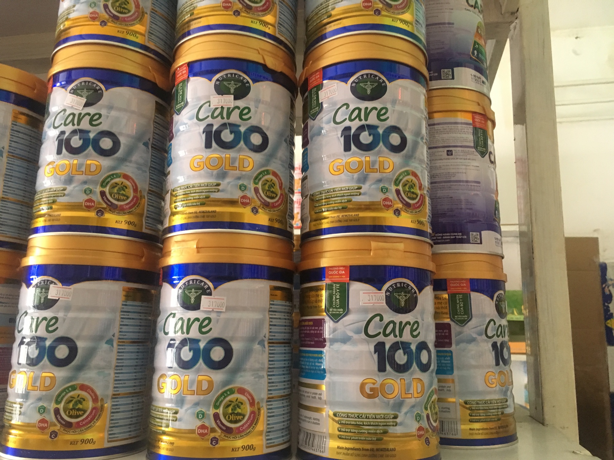 [HCM]Sữa Care 100 Gold 900g (cho trẻ từ 1 – 10 tuổi)