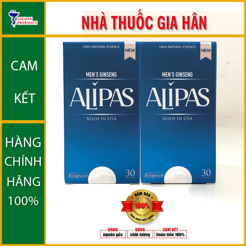 Sâm Alipas New / Alipas lộ 30 viên - Tăng Cường Sức Khỏe Sinh Lý Nam nhập khẩu