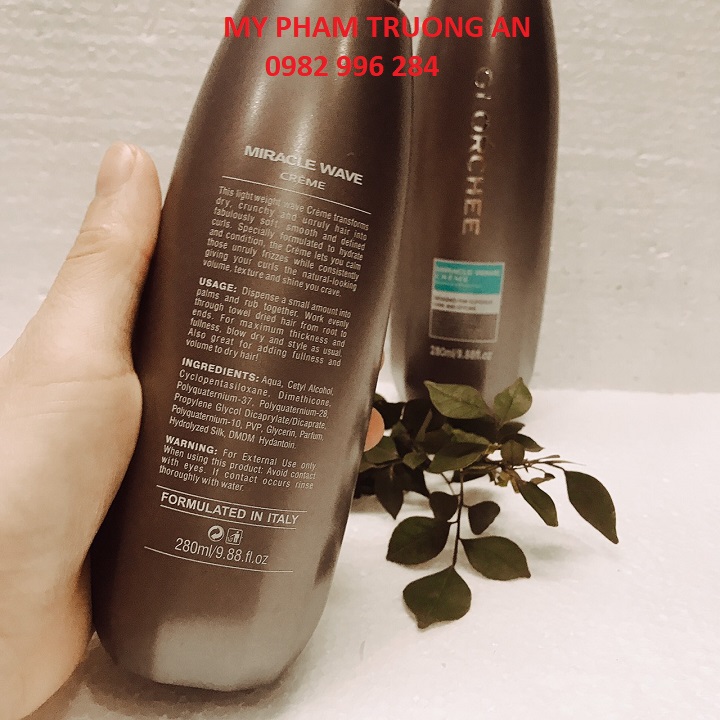 Kem dưỡng tóc Olorchee miracle wave giữ nếp tạo kiểu tóc xoăn 280ml gel wax