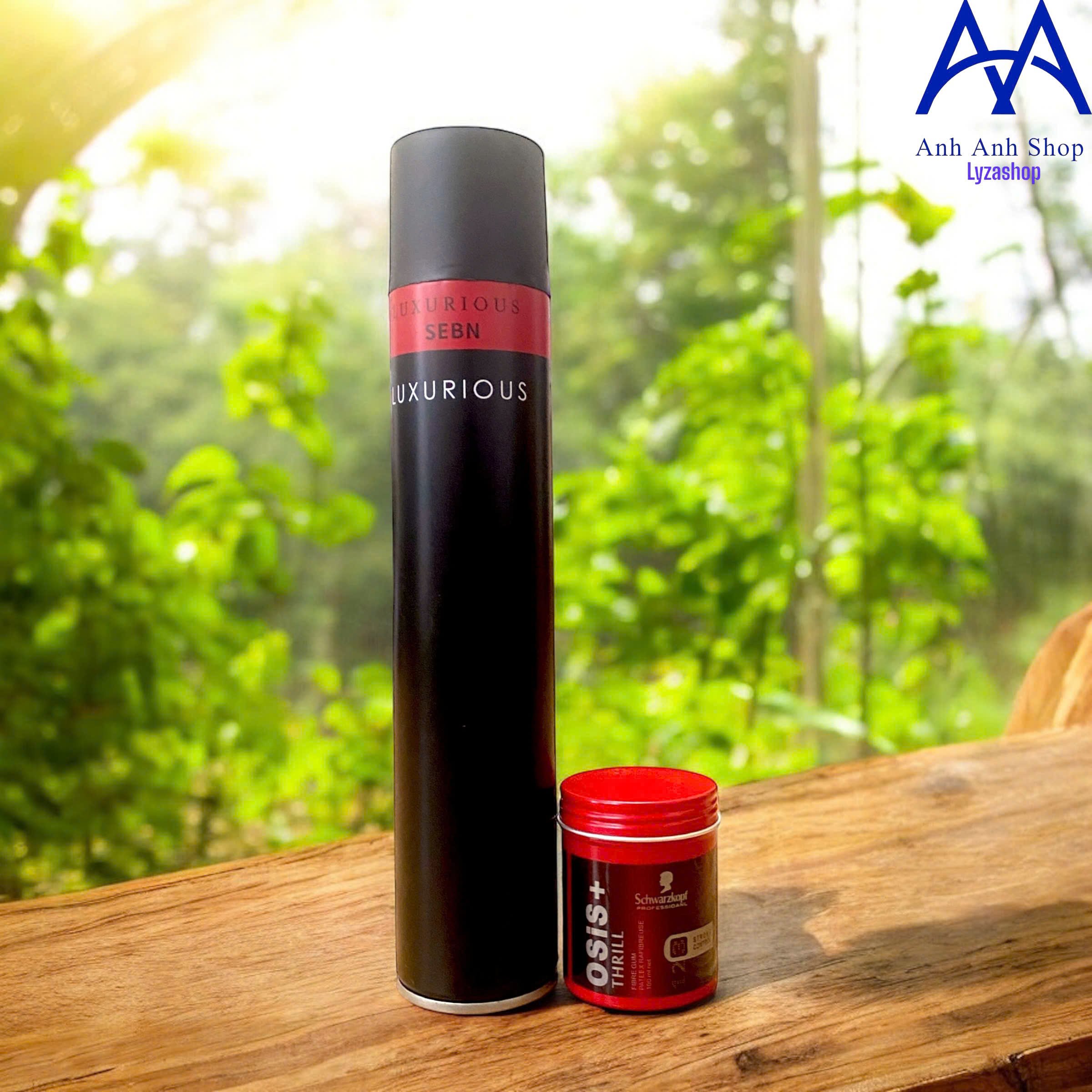 Combo Gôm Luxurious 400ML và Sáp osis Tạo Kiểu Tóc