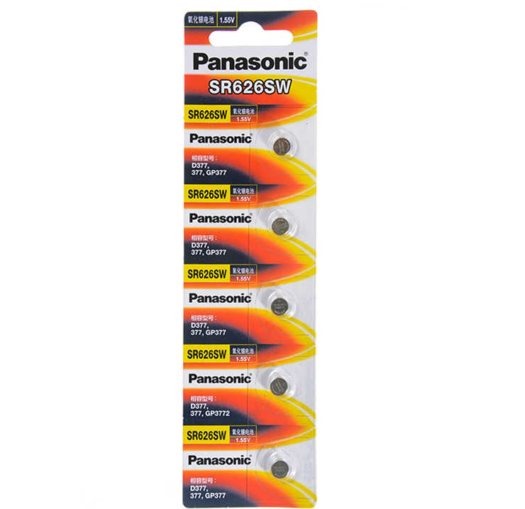 Pin SR626SW 1.55V Panasonic - vỉ 5 viên