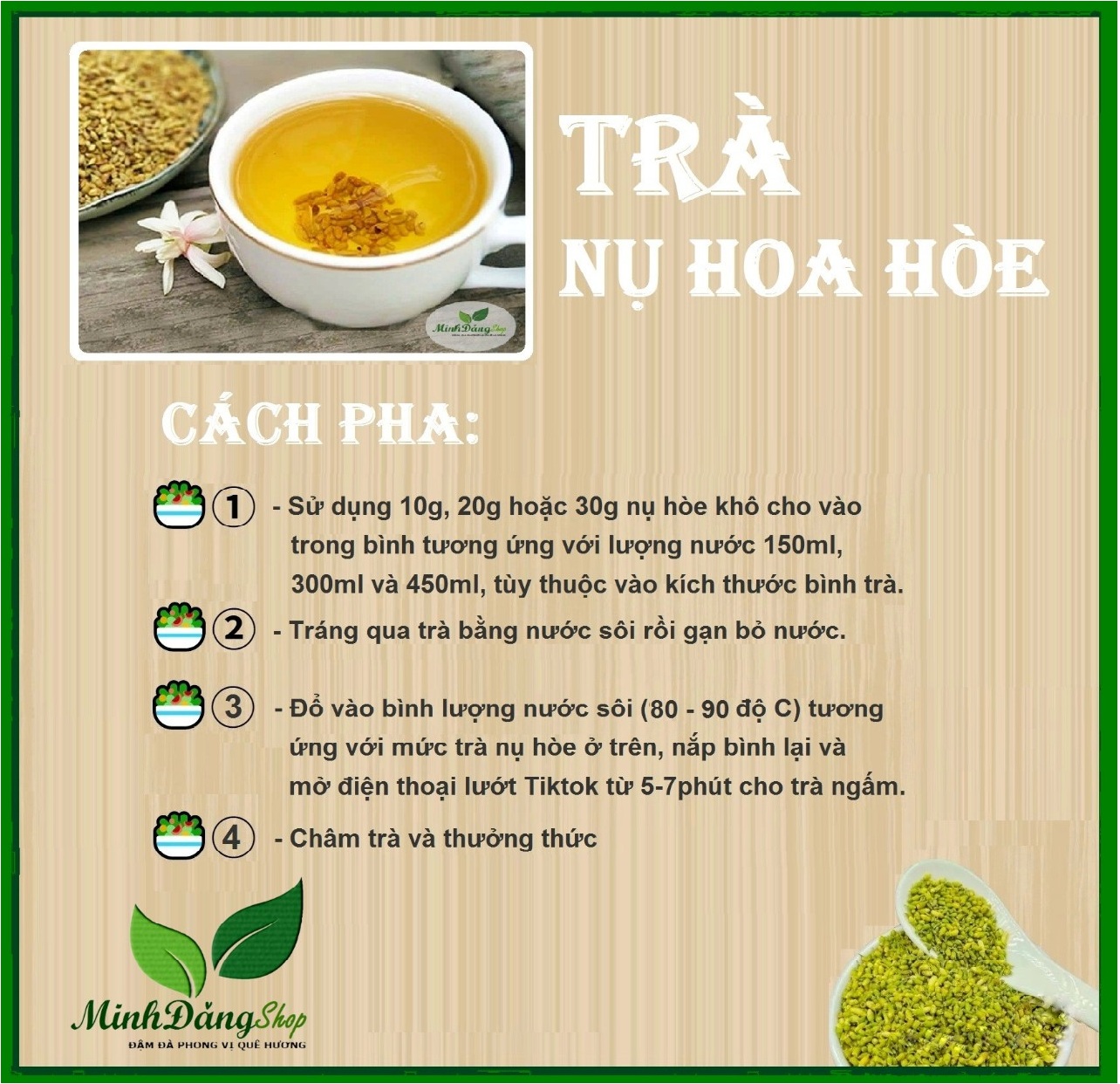 Nụ Hoa Hòe Thái Bình _ Loại 1 (1kg)
