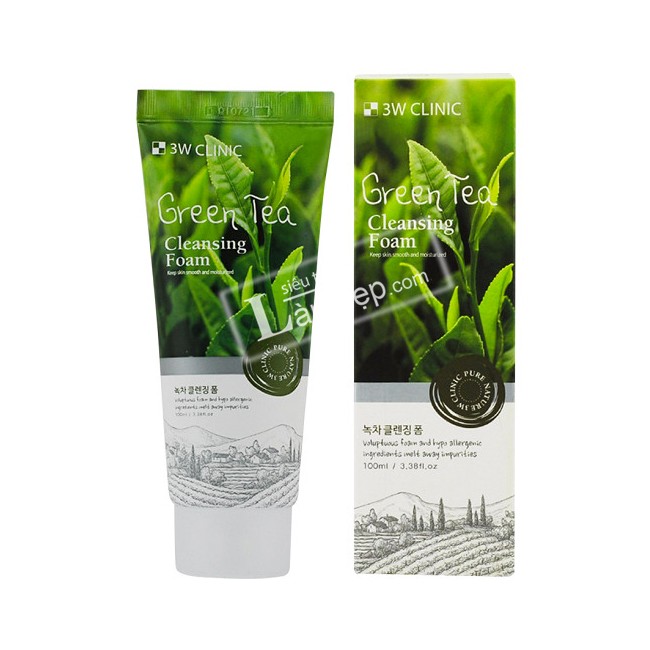 [HCM]Sữa rửa mặt 3W Clinic Cleansing Foam 100ml