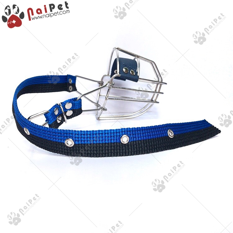 Rọ Mõm Chó Inox Đai Vải Dù RM005