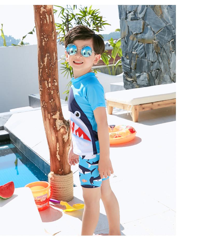 Đồ bơi bé trai hình cá dễ thương