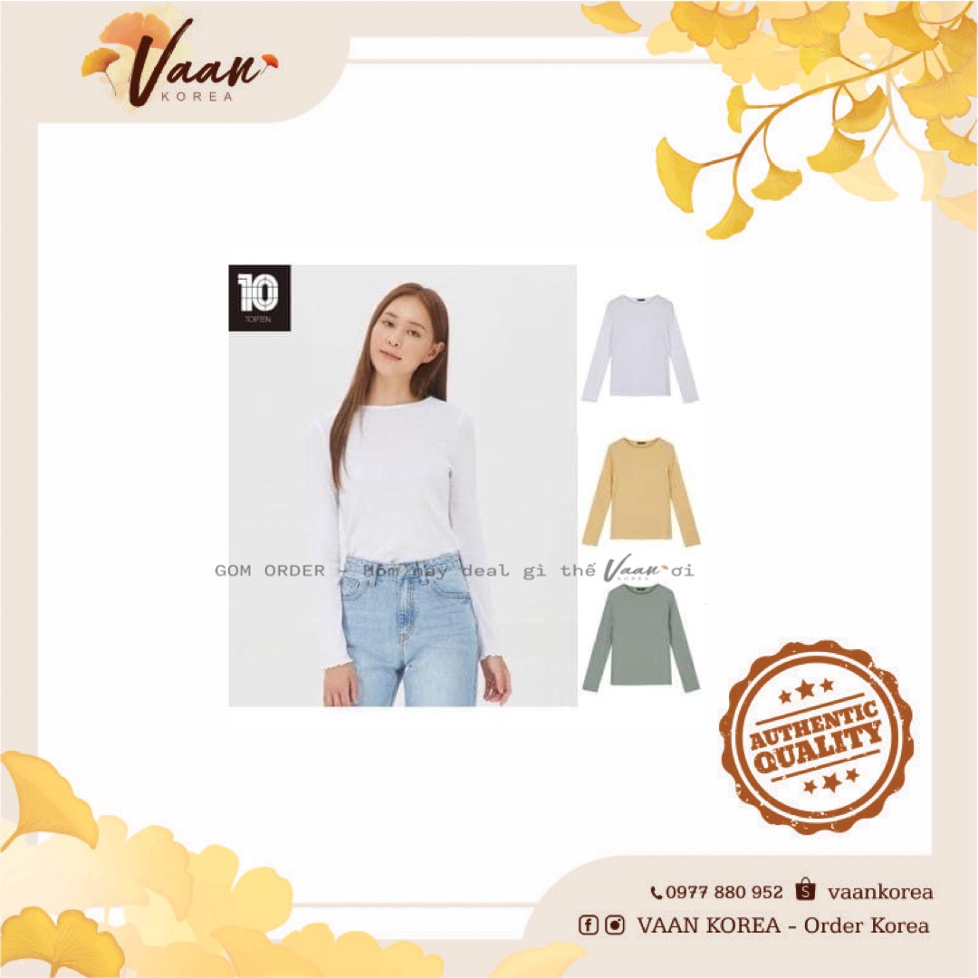 Trả order Áo thun Topten