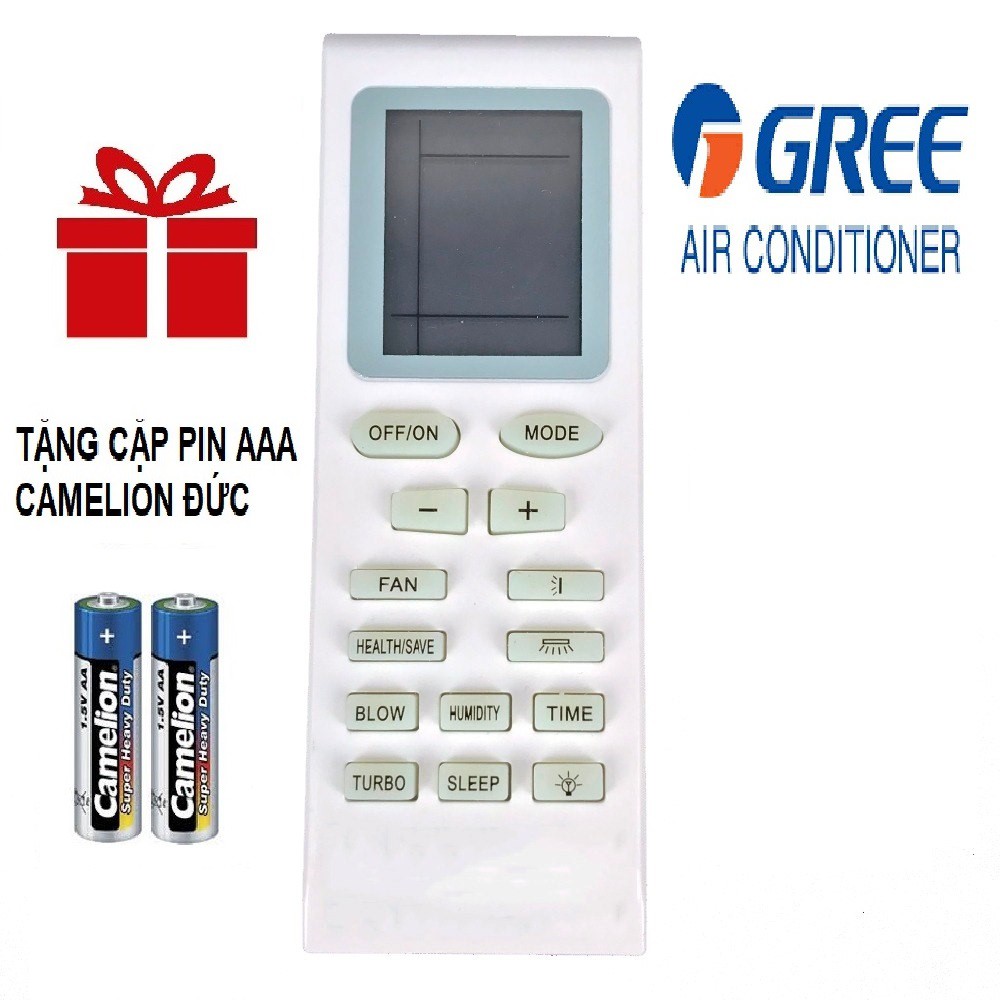 Remote máy lạnh gree mẫu 1 - điều khiển điều hòa gree mẫu 1