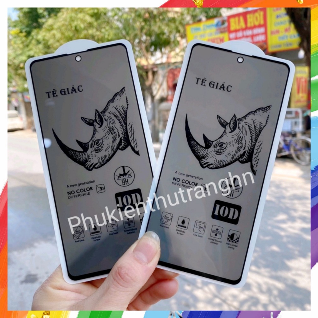 Kính cường lực chống nhìn trộm tê giác xịn xiaomi redmi 12 note 12r note 12r pro redmi note 9s/ redmi note 9 pro/ note 9 pro max