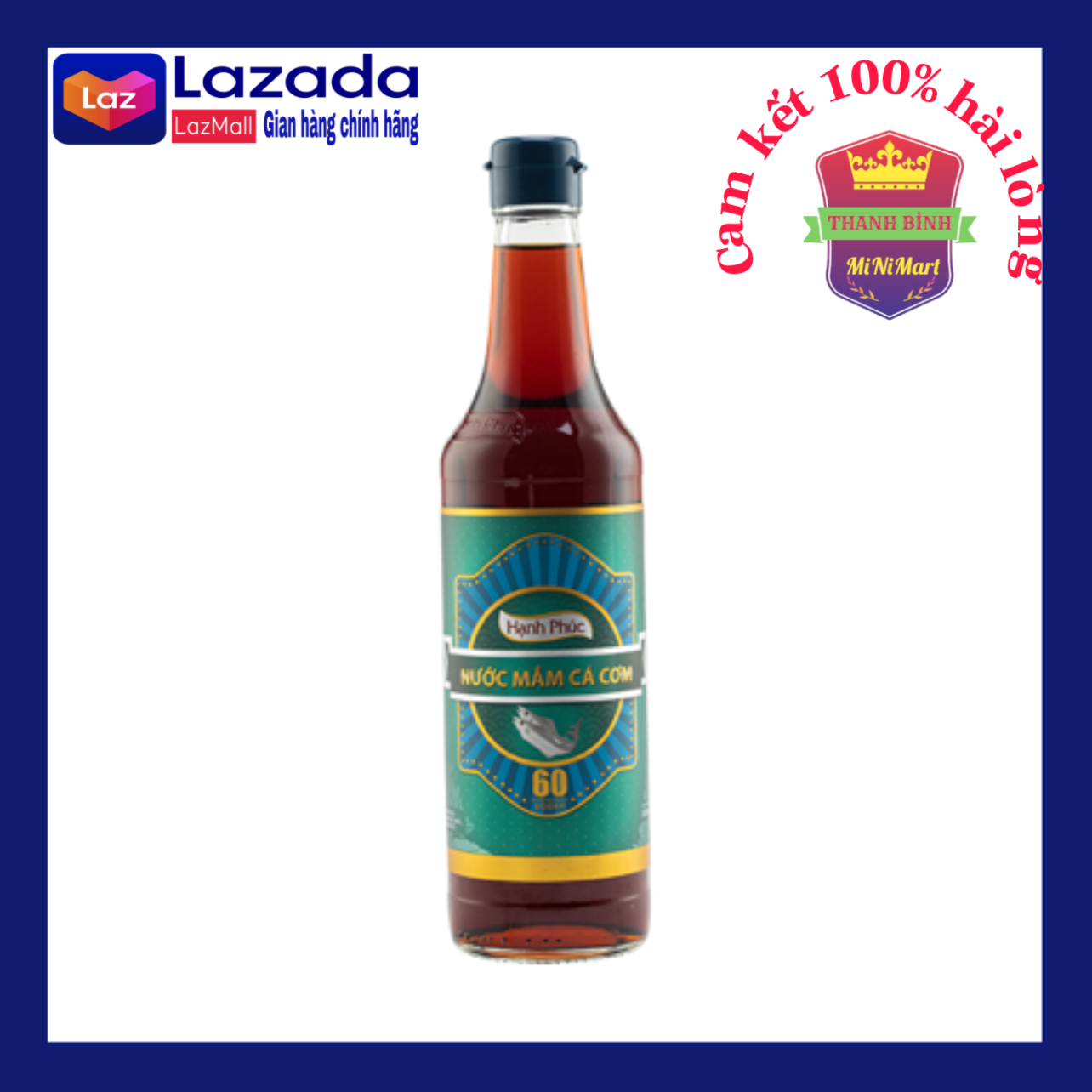 MẮM HẠNH PHÚC 60 ĐỘ ĐẠM 500ml