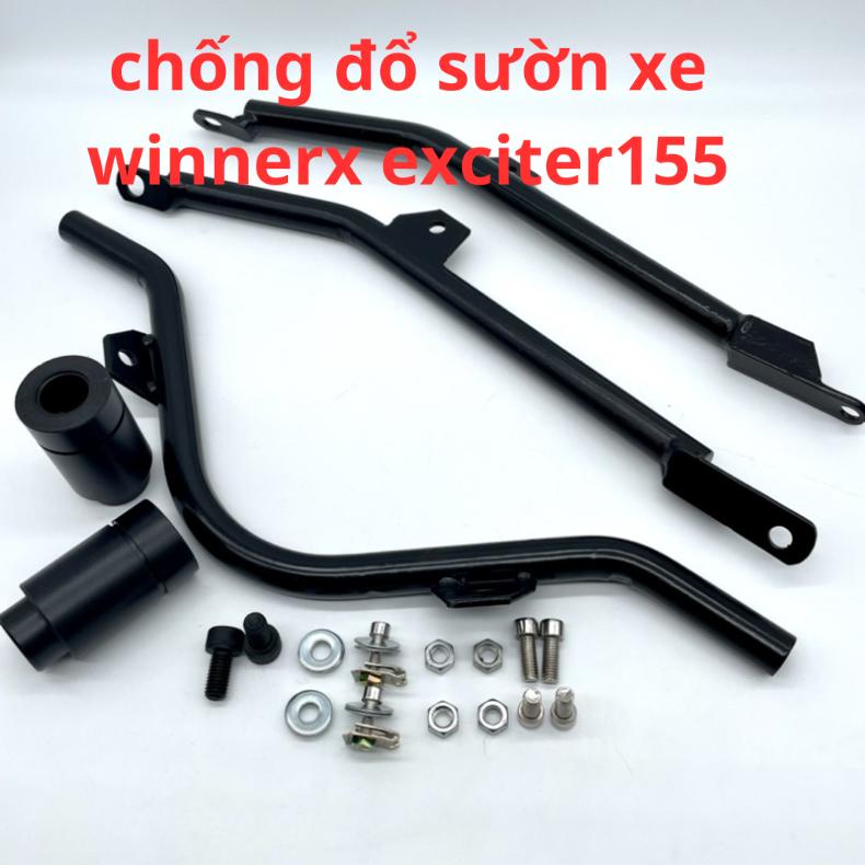 Chống đổ sườn xe winnerx v2 v3 , exciter 155 hàng loại 1 sắt đặc siêu chắc chắn bảo hành 1 năm