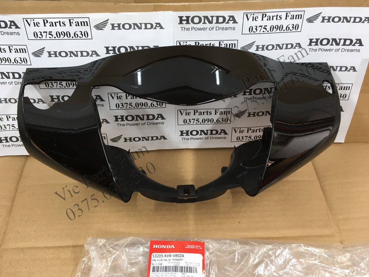 Nắp trước tay lái/ ốp đầu trước Wave RSX 100 (đời 2008-2009) hàng din Honda mới 100%