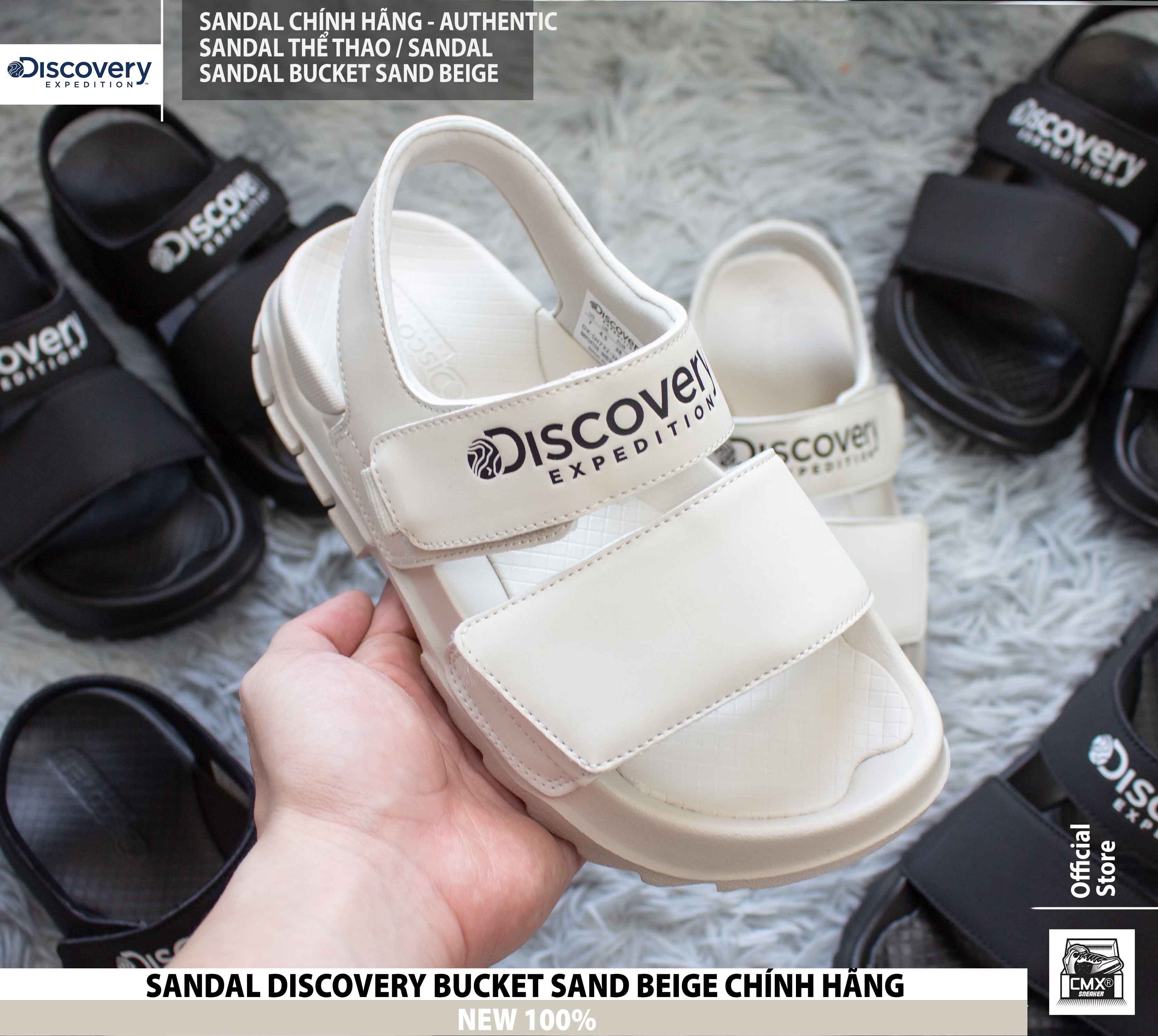 [ HÀNG CHÍNH HÃNG ] Xăng Đan / SANDAL Discovery Expedition BUCKET ( BEIGE - TRẮNG - ĐEN ) - REAL AUTHENTIC 100%