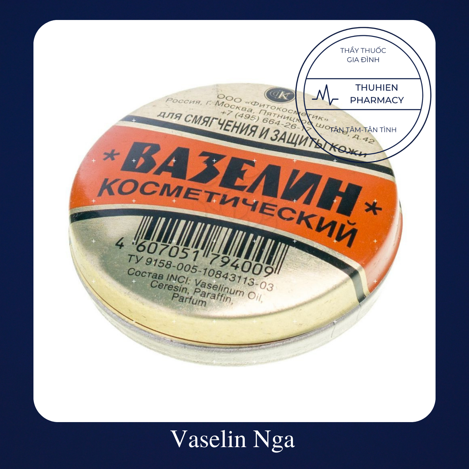 Sáp nẻ vaselin nga 10g