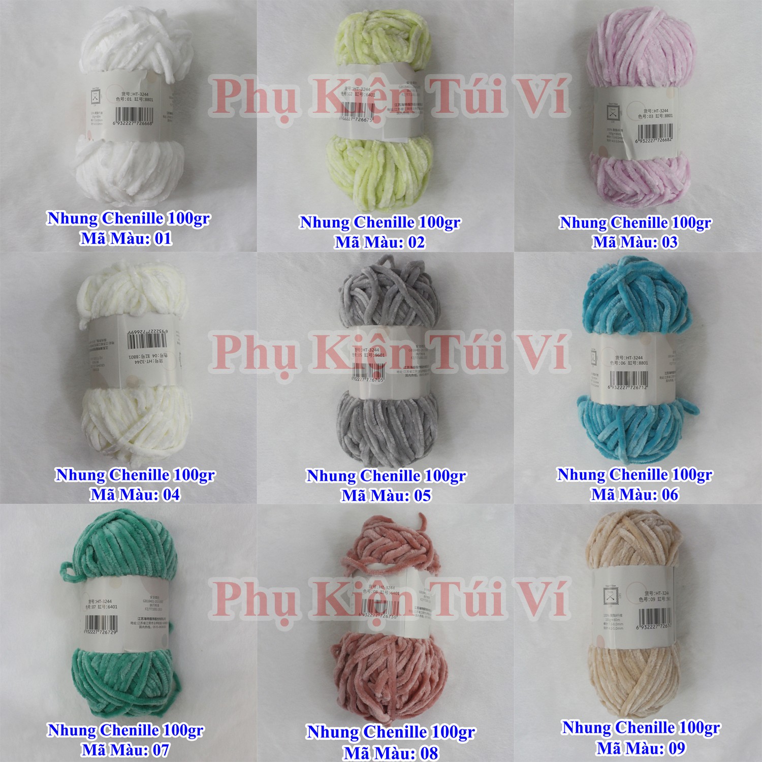 Len nhung Chenille