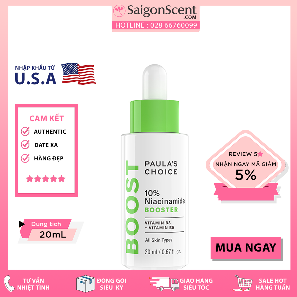 Tinh Chất Paula's Choice 10% Niacinamide Booster ( 7980 - 20mL )