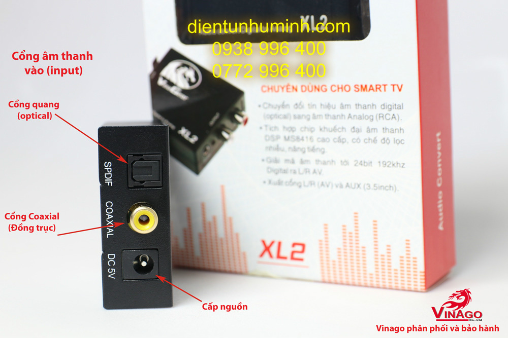 Bộ chuyển đổi tín hiệu Optical To Av