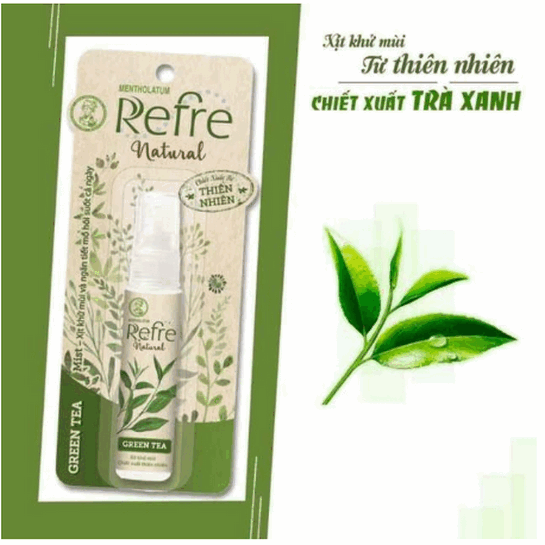 Xịt khử mùi Refre Trà xanh thơm lâu 6ml