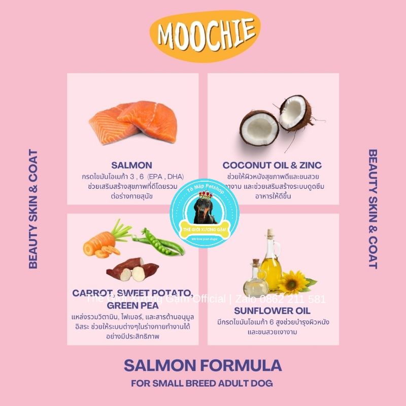 MOOCHIE PATE THỨC ĂN ƯỚT CHO CHÓ 85GR