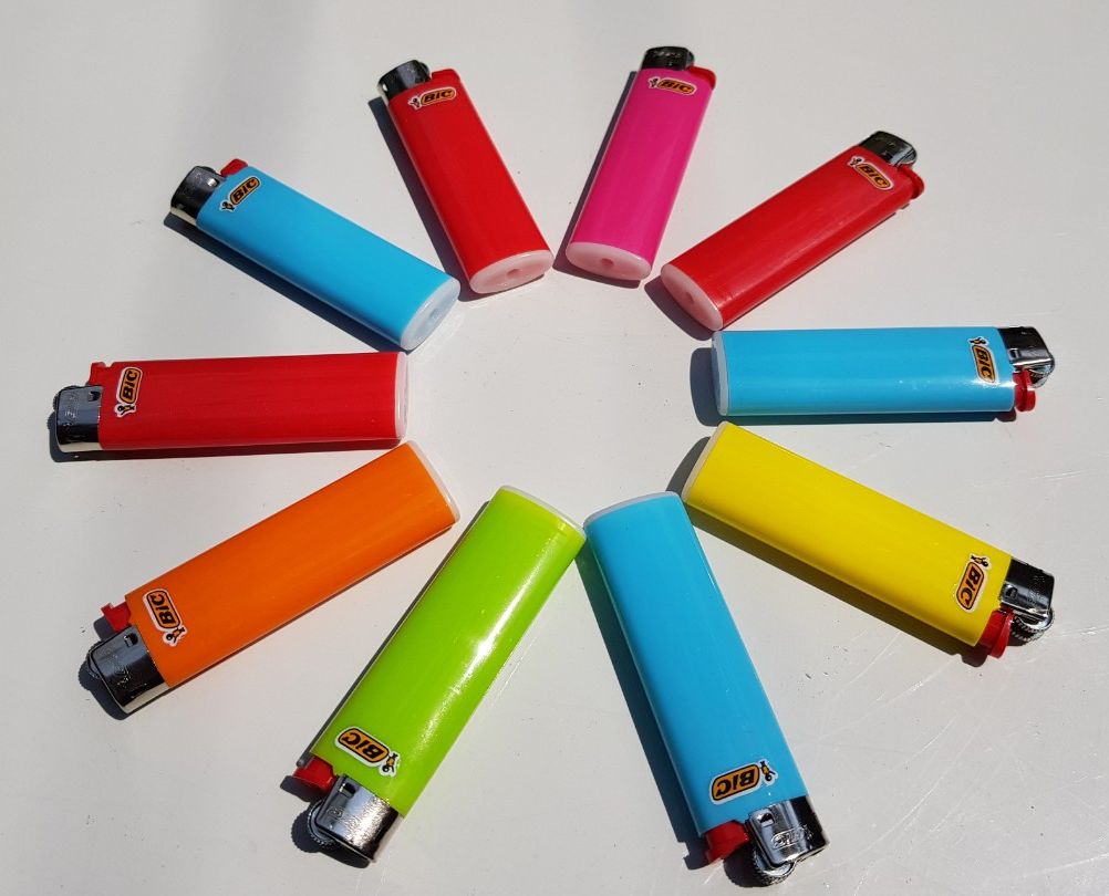 Bic J3 Multipack Lighters 10-Pack Assorted Colors Disposable Lighters