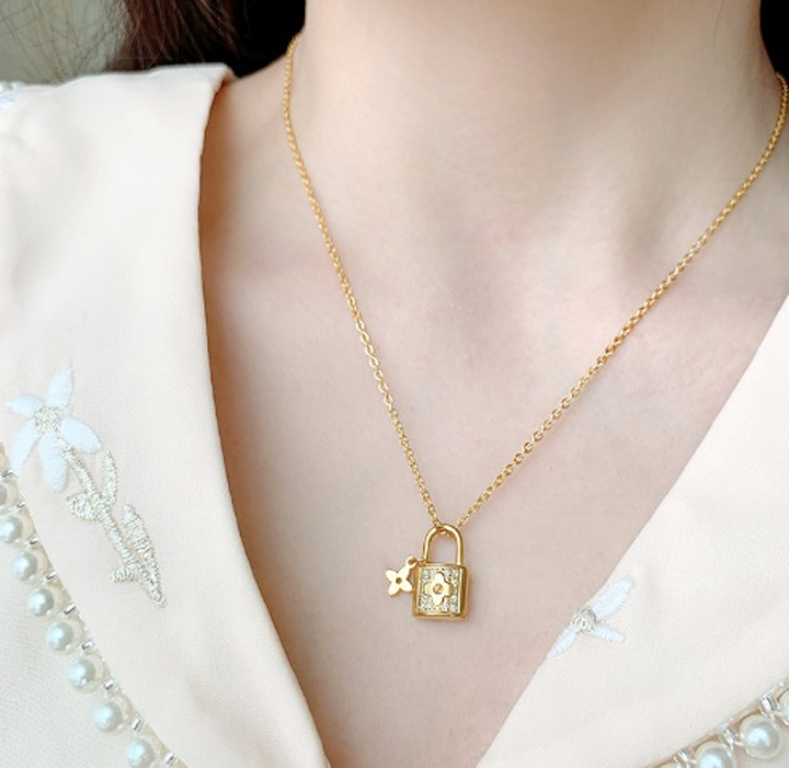 DÂY CHUYỀN TITAN Ổ KHÓA XOÀN