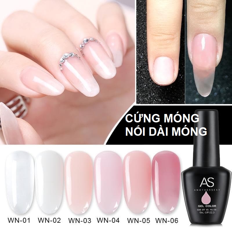 [HCM]Sơn gel AS - sơn nối dài móng mã WN