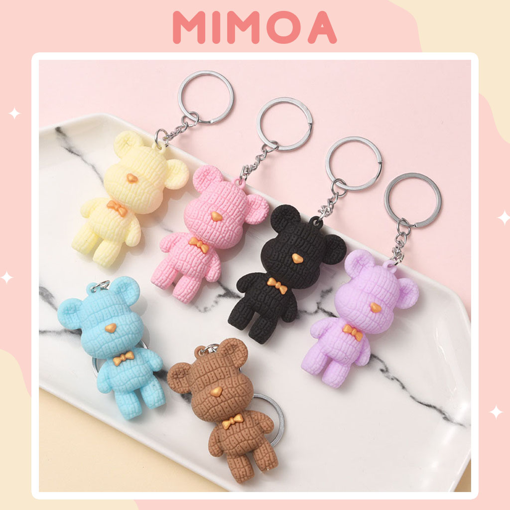 Móc khóa gấu Bear Brick dễ thương MK39