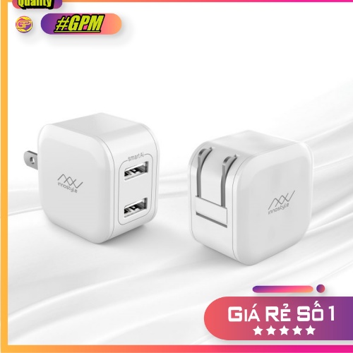 SẠC IPHONE INNOSTYLE MINIGO 2 USB A 12W SMART AI CHARGING