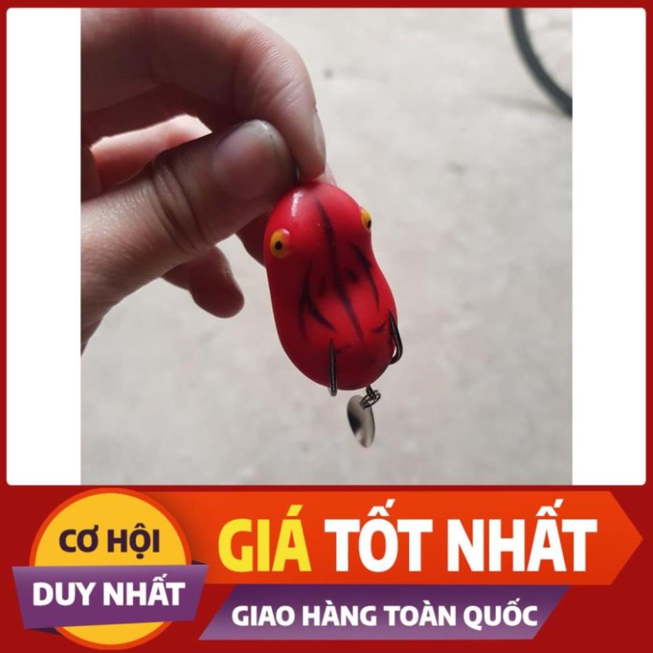 Mồi nhái hơi Thái Lan câu lure, mồi nhái hơi Thái Lan có thìa super frog Shop đồ câu phía bắ