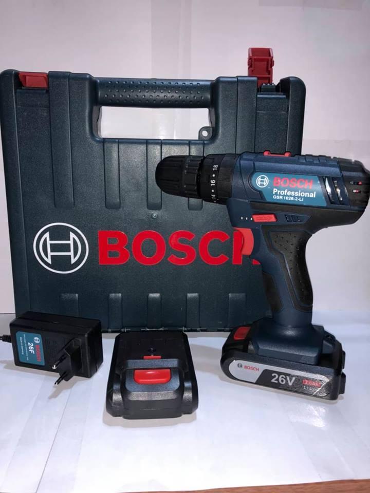 Máy Khoan Pin 26v BOSCH ( Có Búa )