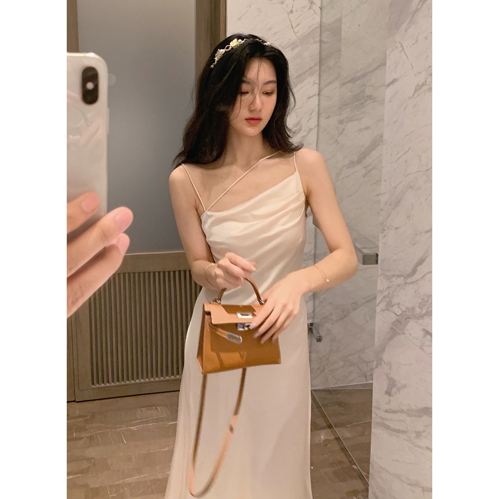 Đầm Maxi Phi Lụa Dây Kiểu