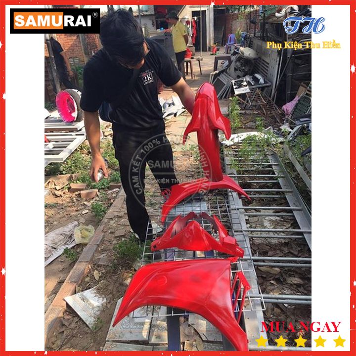 Sơn Xịt Samurai Màu Đỏ Nổi Bật - Mã 15/23