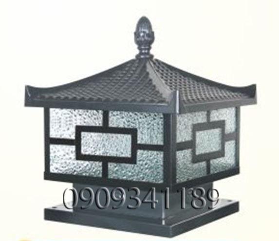 Đèn trụ cổng nhôm đúc phi 250