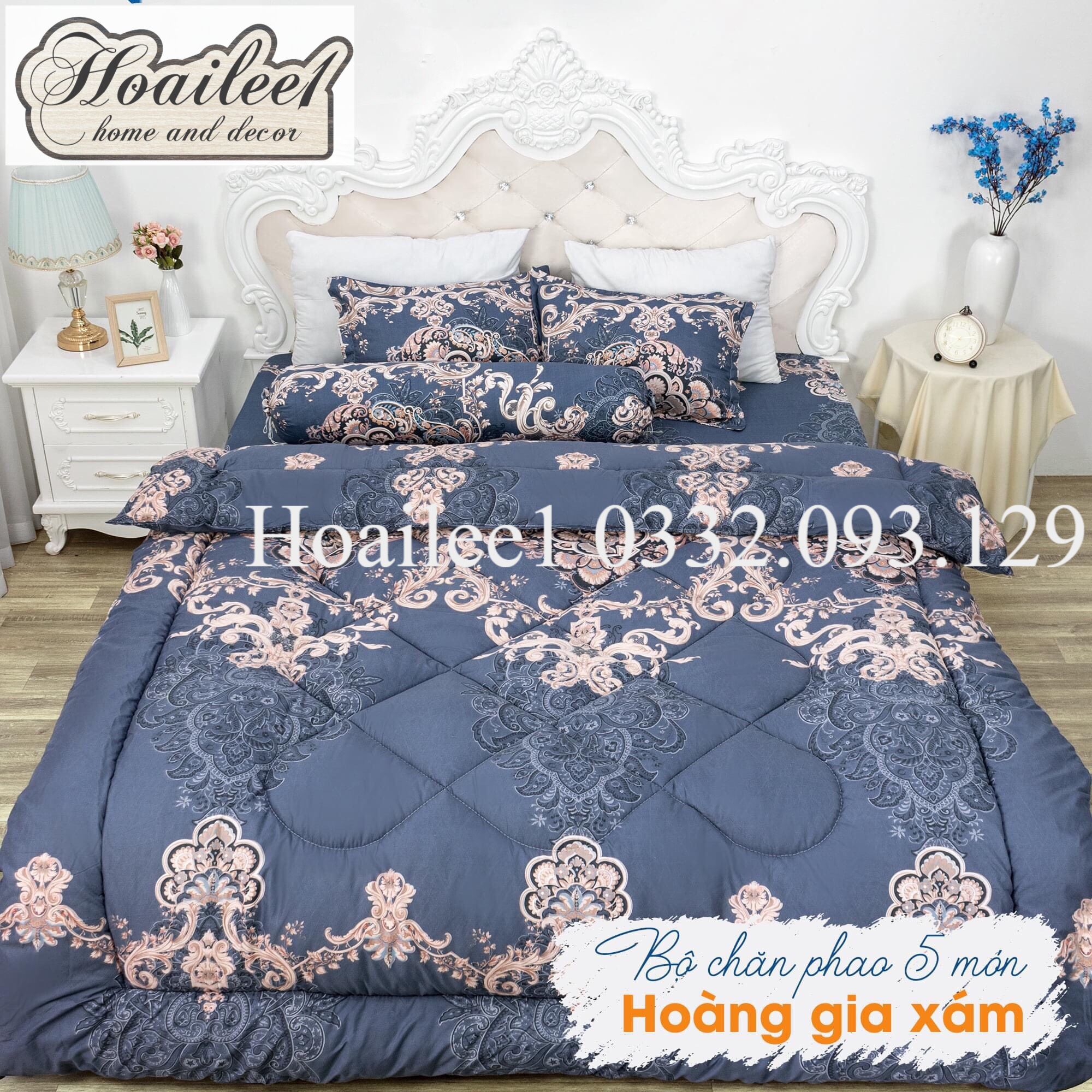 Set phao 5 món bao gồm( 1 chăn phao+1 ga trải giường+2 vỏ gối đầu+1 vỏ ôm) đủ size m6 m8 2m2