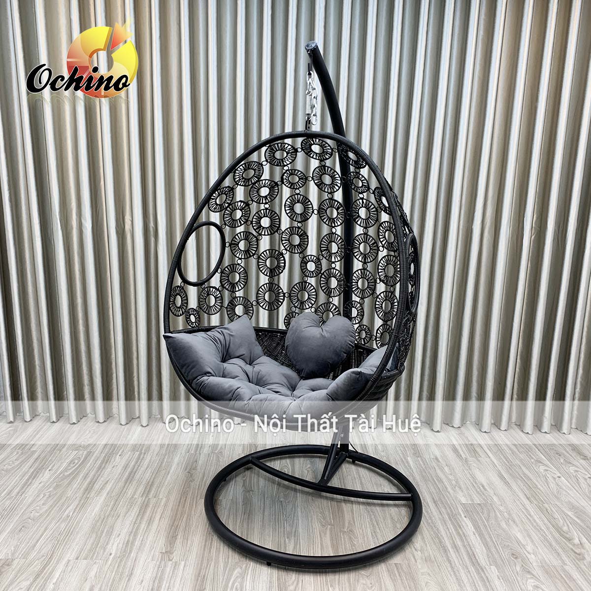 (FREESHIP) Xích Đu Hoa Đơn Để Ban Công Sang Chảnh (Có Sẵn)