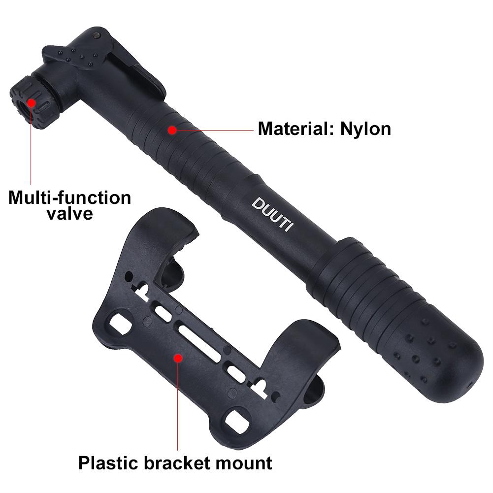 Bơm Xe Đạp Mini Cầm Tay Tiện Lợi (màu đen)