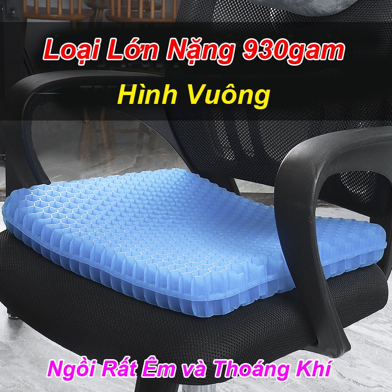Đệm Gel 3D Lót Ghế ô tô Siêu mềm thoáng khí