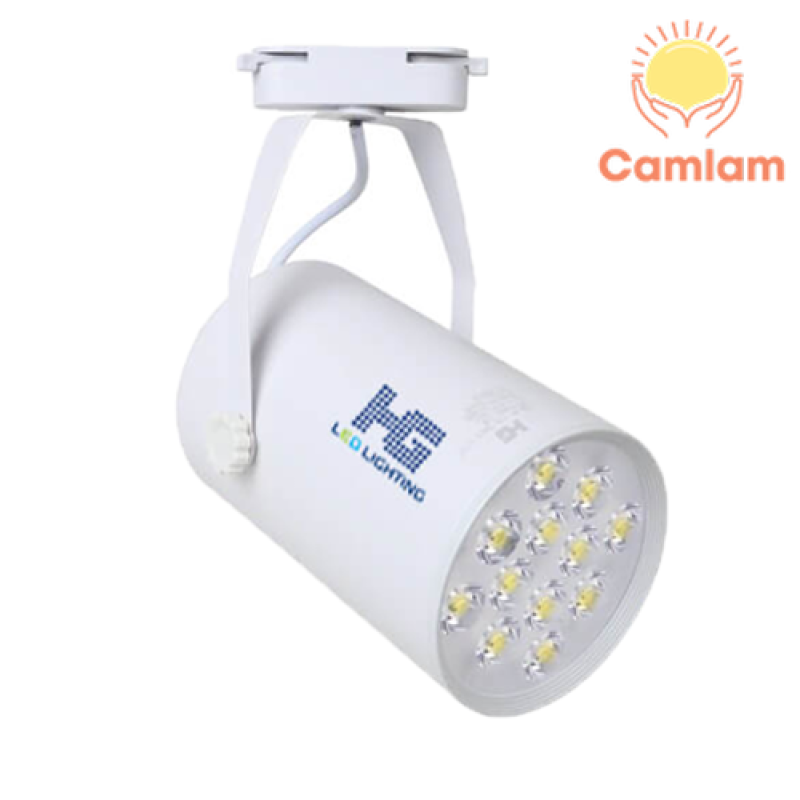 Đèn led rọi thanh ray 12w vỏ trắng ánh sáng trắng hoặc vàng