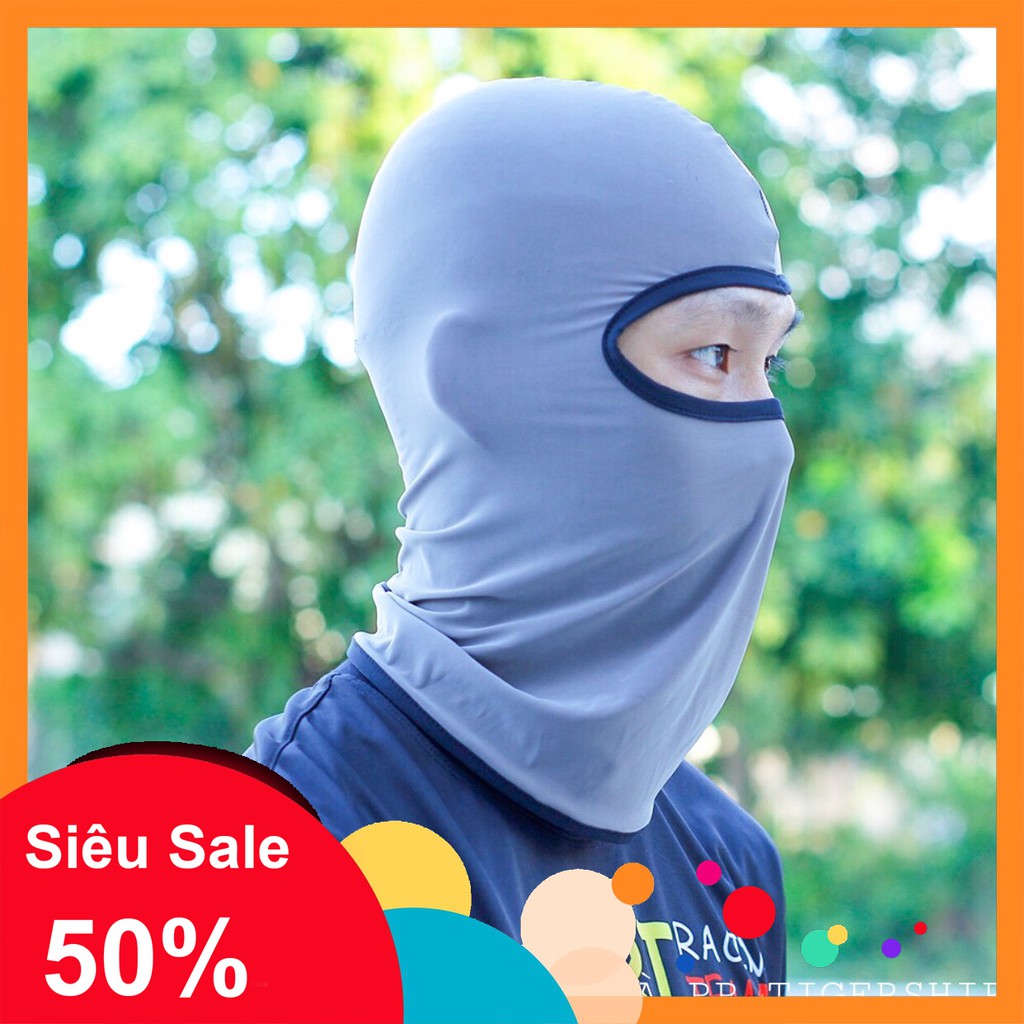 Khăn trùm đầu ninja xám