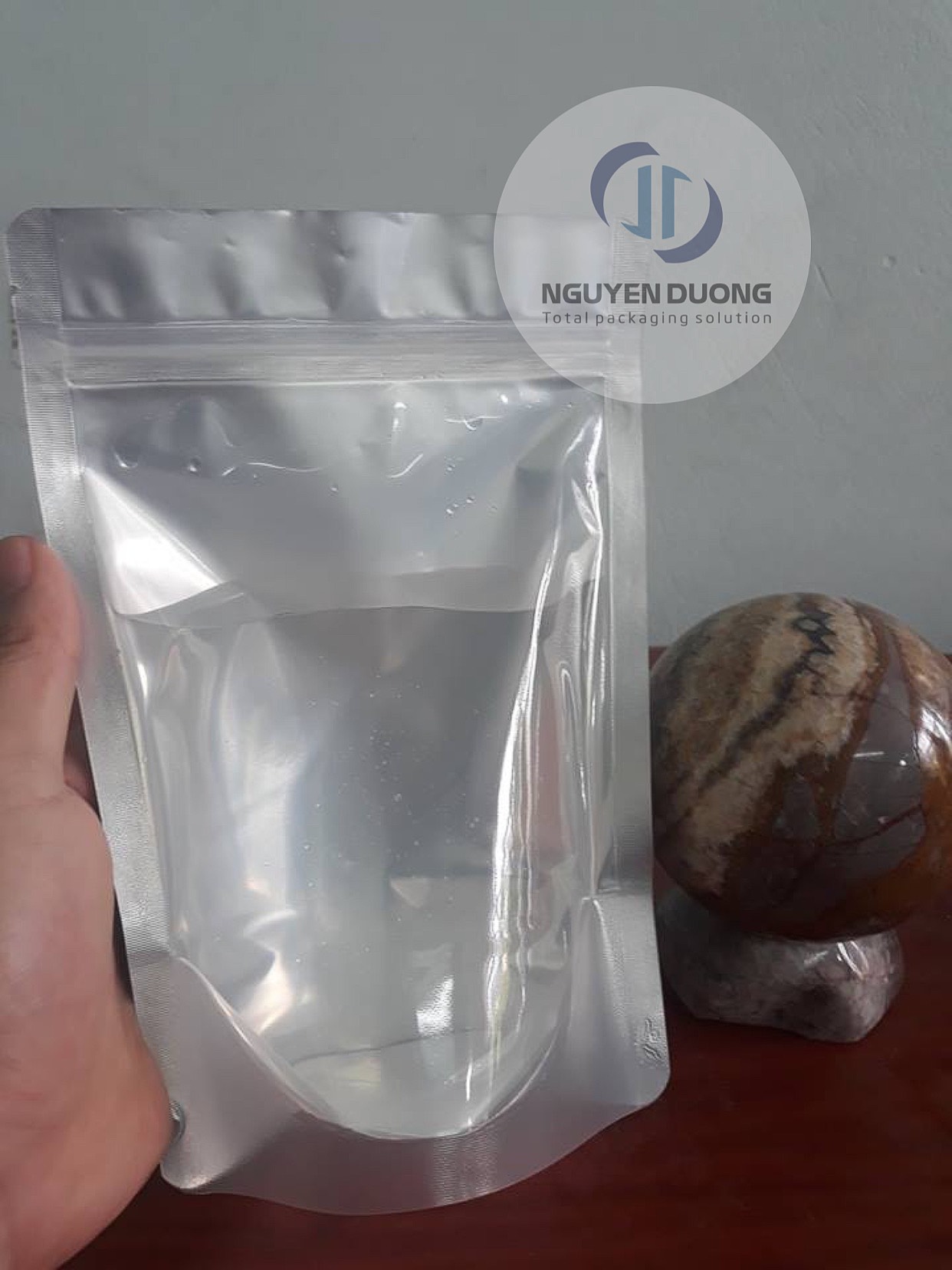 1kg Túi zip trong/bạc đáy đứng đủ kích thước