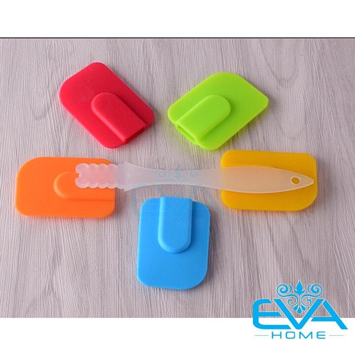 [HCM]Dụng Cụ Làm Bánh Cây Trộn Và Vét Bột Silicon Mềm