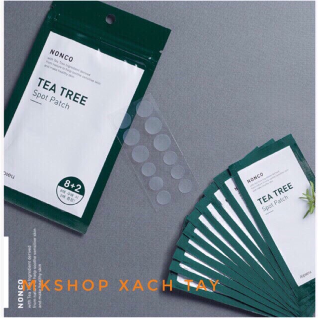 Miếng dán mụn Apieu Nonco Tea Tree Spot Patch