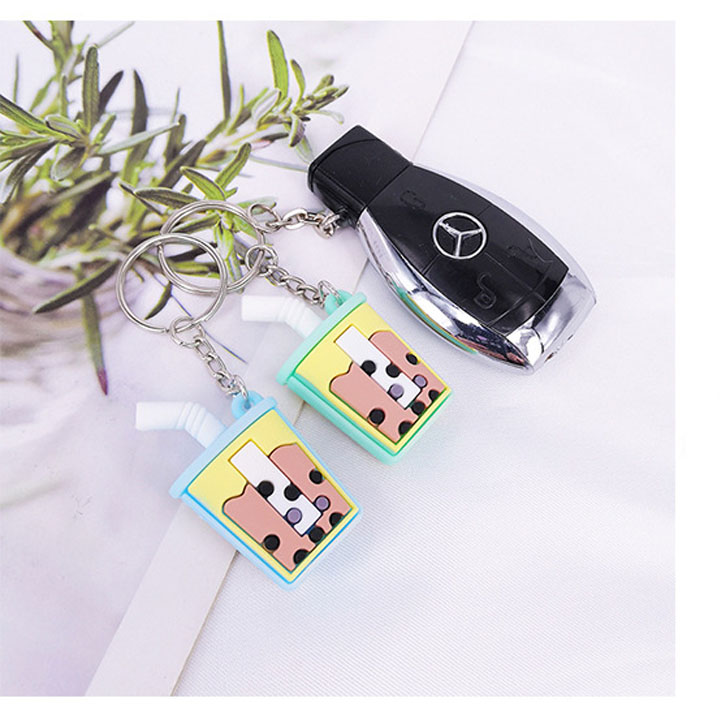 Móc khóa ly trà sữa cute MK13