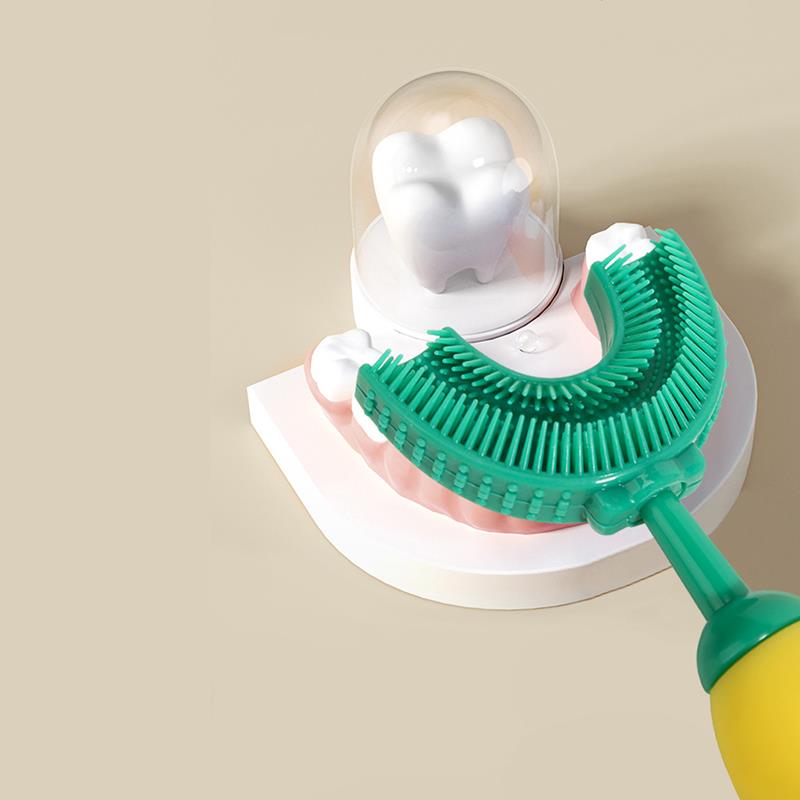 Bàn chải đánh răng chữ u cho bé khủng long