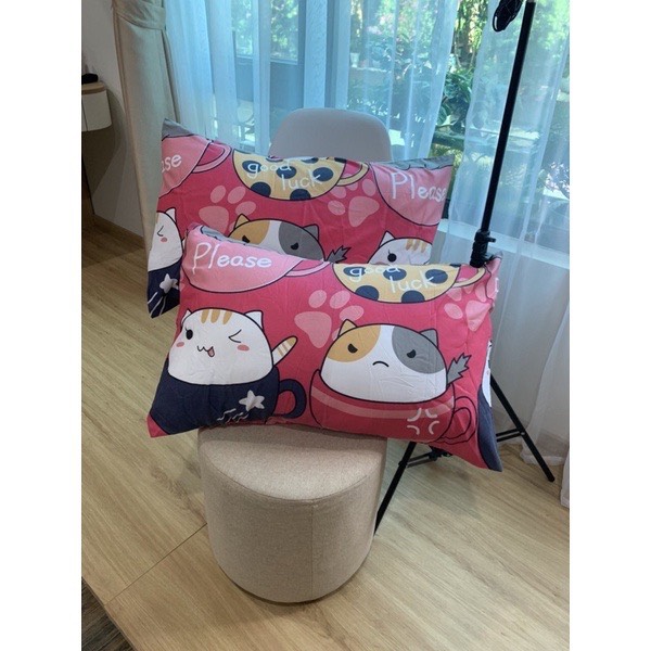 1 đôi Vỏ Gối cotton poly size 50x70