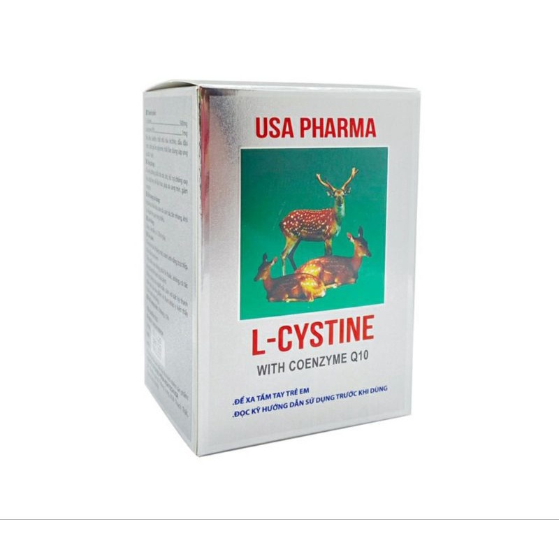 Viên uống L- Cystine, Viên Uống Trắng Da ngăm ngừa rụng tóc, nám