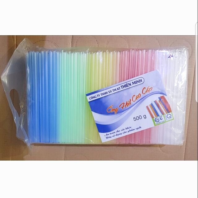 [Ảnh thật] Ống hút cao cấp Thiên Minh 5 màu