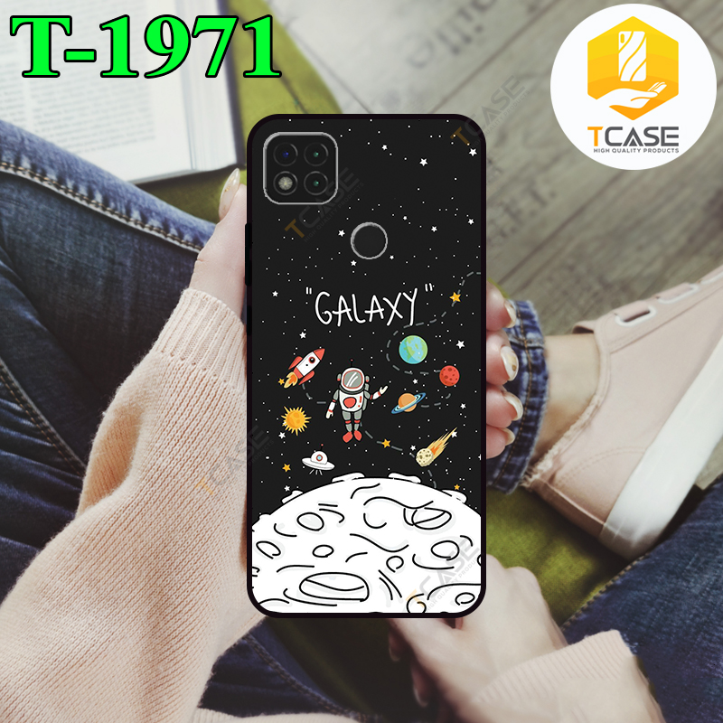 Ốp lưng Tcase dành cho  Xiaomi Redmi 9C in hình Galaxy